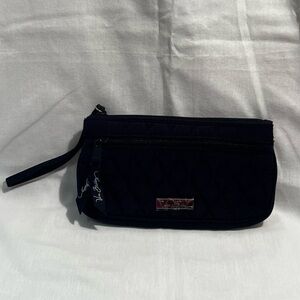 Vera Bradley Quilted Classic Navy Wristlet